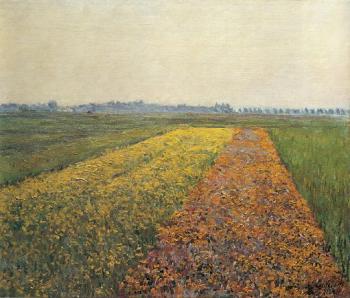 古斯塔夫 卡裡伯特 The Yellow Fields at Gennevilliers